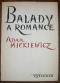 Foto knihy Balady a romance