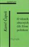 Foto knihy O věcech obecných čili Zóon politikon